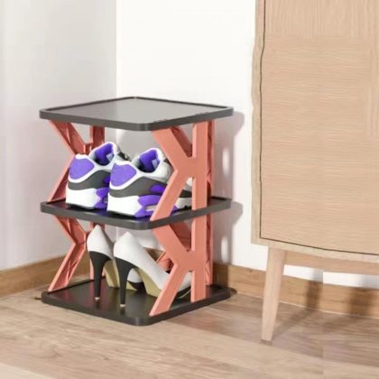 Three-layer Stackable Shoe Rack